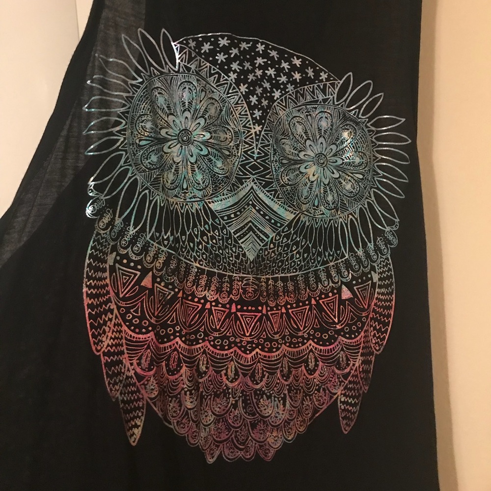 Forever 21 black graphic tank- has tags!